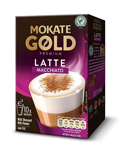 MOKATE Gold Premium Latte Macchiato 10 Beutel Karton 140g von MOKATE