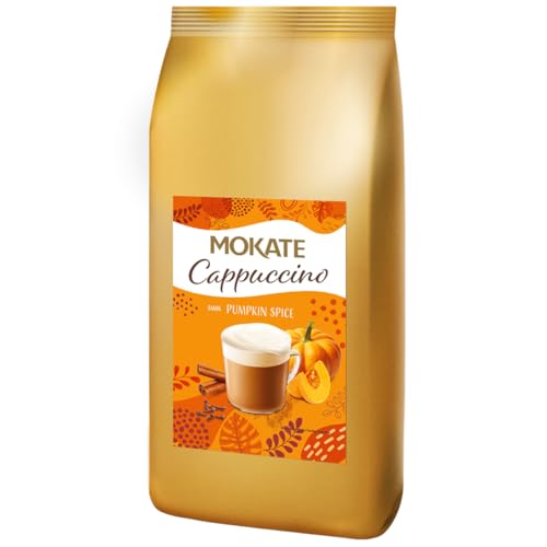 MOKATE - Cappuccino Pumpkin Spice - Instant-Kaffee mit Milchschaum, Herbstlicher Kaffeegenuss mit Kürbis & Gewürzen, Cremiger Geschmack, XXL-Packung, Schnell Zubereitet mit Heißem Wasser - 800g MOKATE - Cappuccino Pumpkin Spice - Instant-Kaffee mit Milchschaum, Herbstlicher Kaffeegenuss mit Kürbis & Gewürzen, Cremiger Geschmack, XXL-Packung, Schnell Zubereitet mit Heißem Wasser - 800g von MOKATE