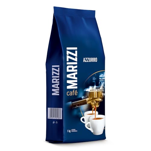 Mokate MARIZZI AZZURRO Kaffee 80% Arabica 20% Robusta Kaffeebohnenmischung 1 kg mit halbtrockenem Schokoladengeschmack und fruchtigem Aroma. Ganze Bohnen. Perfekt für Kaffeemaschinen. von MOKATE