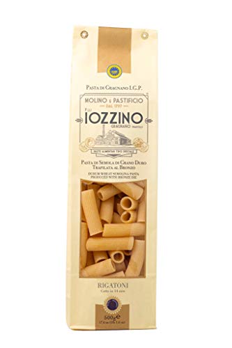 Pastificio F.lli Iozzino - Hartweizen Pasta g.g.A - Rigatoni 3Kg (6x500g) von MOLINO E PASTIFICIO - F,LLI IOZZINO