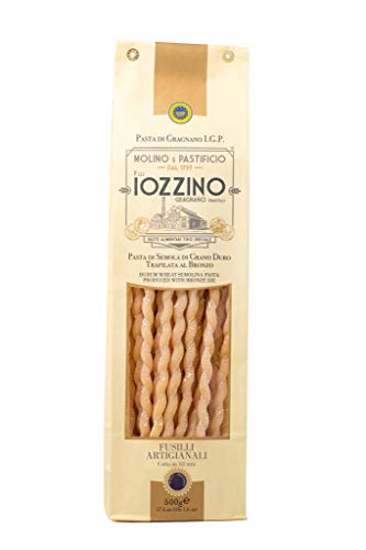 Pastificio F.lli Iozzino - Hartweizen Pasta g.g.A - Fusilli handwerklichen 3Kg (6x500g) von MOLINO E PASTIFICIO - F,LLI IOZZINO