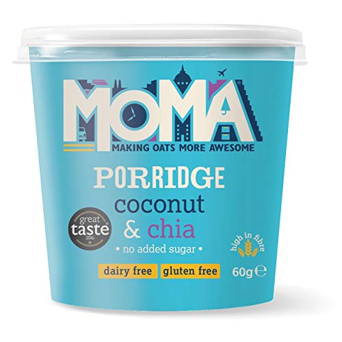 MOMA Gluten- und milchfreie Kokosnuss- und Chia-Haferbrei-Topf 12x60g MOMA Gluten- und milchfreie Kokosnuss- und Chia-Haferbrei-Topf 12x60g von MOMA