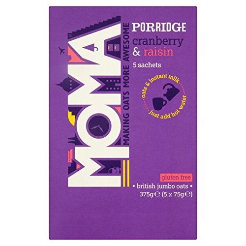 Moma Glutenfrei Porridge Cranberry & Raisin 5 x 75g von MOMA