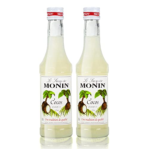 2x Monin Cocos Sirup, 250 ml Flasche 2x Monin Cocos Sirup, 250 ml Flasche von MONIN