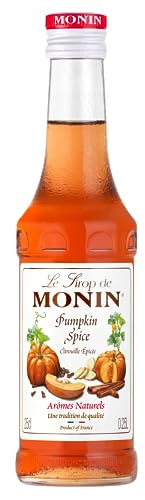 MONIN - Würziger Kürbissirup für Latte, heiße Schokolade und Milchshake für Halloween - Natürliche Aromen - 3x25cl MONIN - Würziger Kürbissirup für Latte, heiße Schokolade und Milchshake für Halloween - Natürliche Aromen - 3x25cl von MONIN
