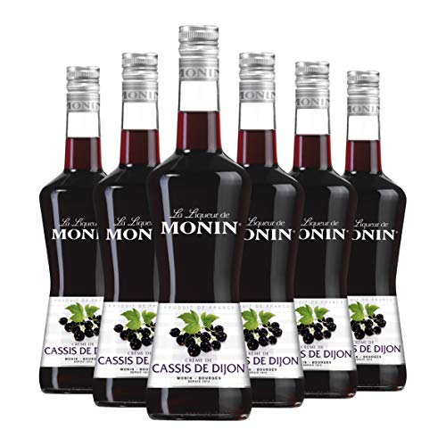 Monin Cassis De Dijon-Lik?r (1 x 0.7 l), 6er Pack von MONIN