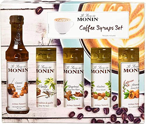 Monin Coffee Syrups Set 5x 50ml Flasche von MONIN