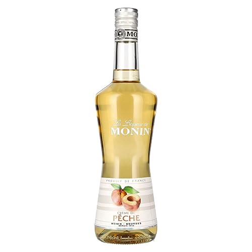 Monin Creme de Peche Pfirsich - Likör, 1er Pack (1 x 700 ml) von MONIN