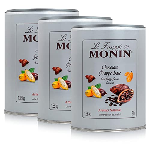Monin Frappé Base - Chocolate, 1,36kg 3er Pack von MONIN