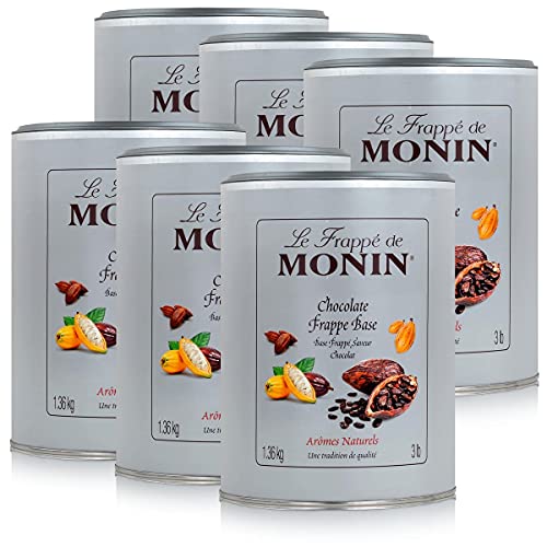 Monin Frappé Base - Chocolate, 1,36kg 6er Pack von MONIN