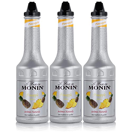 Monin Fruchtpüree Mix Ananas, 1,0 L, 3er Pack von MONIN
