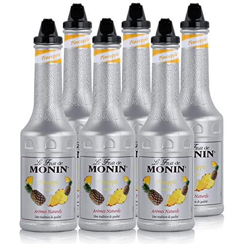 Monin Fruchtpüree Mix Ananas, 1,0 L, 6er Pack von MONIN