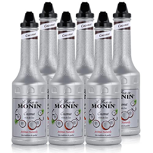 Monin Fruchtpüree Mix Cocos, 1,0 L 6er Pack von MONIN