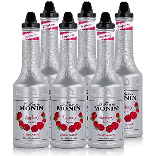 Monin Fruchtpüree Mix Himbeere, 1,0, L 6er Pack von MONIN