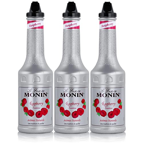 Monin Fruchtpüree Mix Himbeere, 1,0 L, 3er Pack von MONIN