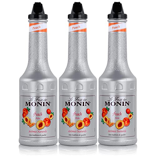 Monin Fruchtpüree Mix Pfirsich, 1,0 L 3er Pack von MONIN