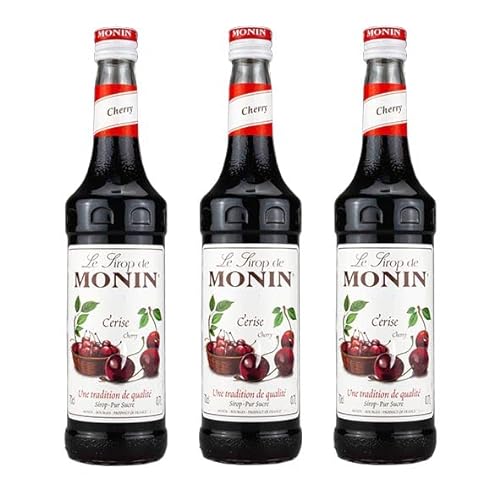 Monin Kirsche Sirup 0,7 l, 3er Pack von MONIN