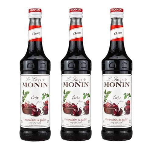 Monin Kirsche Sirup 0,7 l, 3er Pack Monin Kirsche Sirup 0,7 l, 3er Pack von MONIN