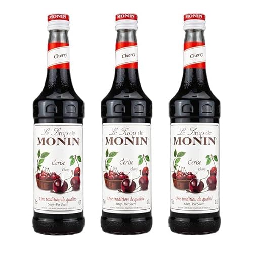 Monin Kirsche Sirup 0,7 l, 3er Pack von MONIN