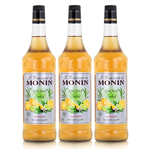 Monin Lime Juice Cordial Mixer, 1,0L 3er Pack Monin Lime Juice Cordial Mixer, 1,0L 3er Pack von MONIN