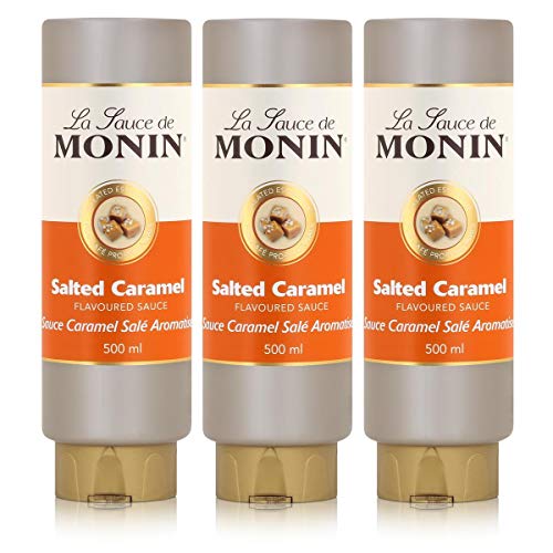 Monin Sauce Salted Caramel, 500 ml, 3er Pack von MONIN