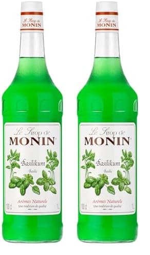 Monin Sirup Basilikum (1 x 1,0l) (Packung mit 2) von MONIN