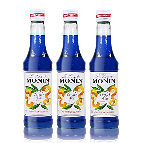 Monin Sirup Curaçao Blau, 0,25L, 3er Pack Monin Sirup Curaçao Blau, 0,25L, 3er Pack von MONIN