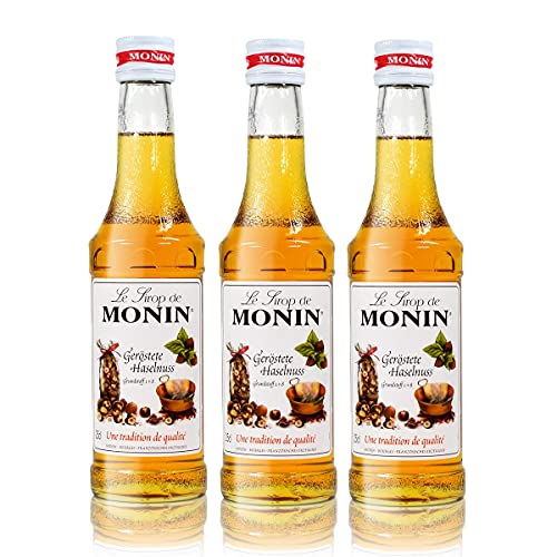 Monin Sirup Geröstete Haselnuss, 0,25L 3er Pack Monin Sirup Geröstete Haselnuss, 0,25L 3er Pack von MONIN