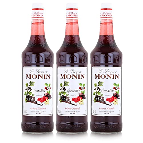 Monin Sirup Grenadine, 1,0L, 3er Pack von MONIN