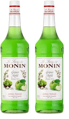 Monin Sirup Grüner Apfel (1 x 1,0l) (Packung mit 2) von MONIN