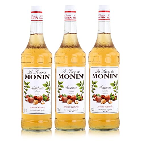 Monin Sirup Haselnuss, 1,0L 3er Pack von MONIN