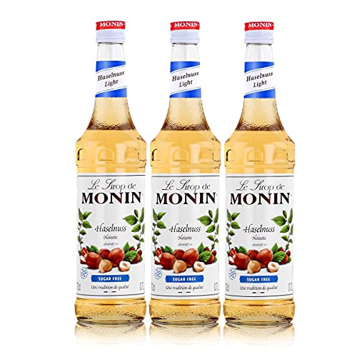 Monin Sirup Haselnuss Light, 0,7L 3er Pack von MONIN