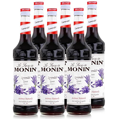 Monin Sirup Lavendel, 0,7L 6er Pack von MONIN