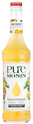 PURE by Monin Mango-Passion (1 x 0,7l,) Konzentrat ohne Zuckerzusatz von MONIN