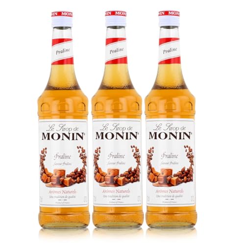 Monin Sirup Praline Nuss, 0,7L, 3er Pack von MONIN