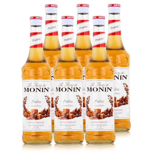 Monin Sirup Praline Nuss, 0,7L, 6er Pack von MONIN