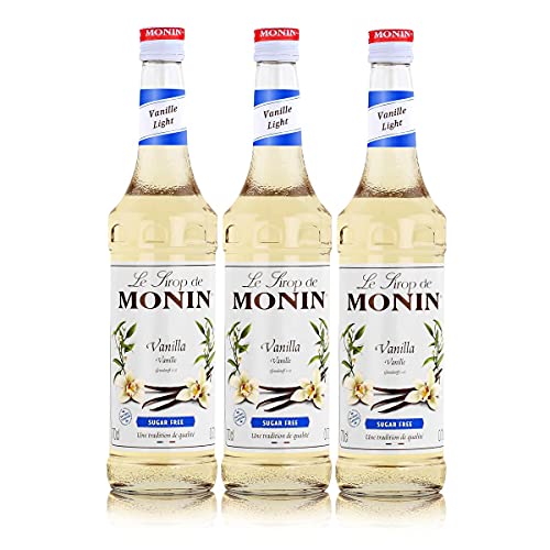Monin Sirup Vanille Light, 0,7L 3er Pack von MONIN