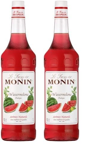 Monin Sirup Wassermelone (1 x 1,0l) (Packung mit 2) von MONIN