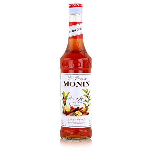 Monin Sirup Winter Spice, Weinachtsedition Ideal für Glühwein mit Zimt Nelken Piment, 0.7l von MONIN