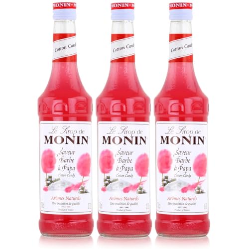 Monin Sirup Zuckerwatte, 0,7L, 3er Pack von MONIN