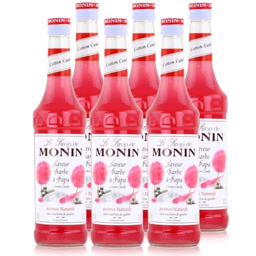 Monin Sirup Zuckerwatte, 0,7L, 6er Pack von MONIN