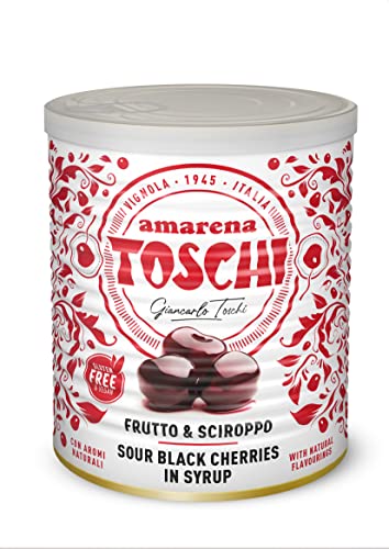 Toschi Amarena 1er pack von 1000 Gramm / Premium Qualität aus Italien / authentisches italienisches Topping von Toschi