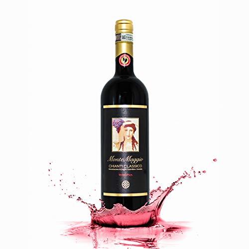 Chianti Classico Riserva di Montemaggio - Rotwein Luxuriöser Edler Bio - Sangiovese/Merlot - Toskanischer - Italien - Fattoria di Montemaggio - 0.75L - 1 Flasche von MONTEMAGGIO