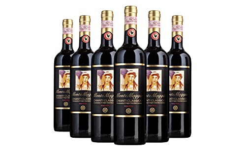 Chianti Classico Riserva di Montemaggio - Rotwein Luxuriöser Edler Bio - Sangiovese/Merlot - Toskanischer - Italien - Fattoria di Montemaggio - 0.75L - 6 Flaschen von MONTEMAGGIO