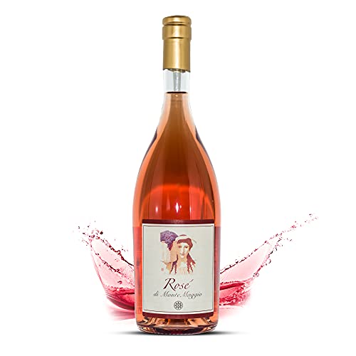 Rose di Montemaggio - Toskanischer Bio- Roséwein - Trockener Luxuriöser Edler Organisch - 100% Sangiovese - Wein aus Italien - Glaskorken - Fattoria di Montemaggio - 0.75L - 12 Flaschen von MONTEMAGGIO