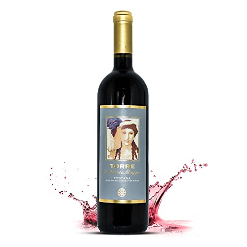 Torre di Montemaggio - Rotwein Bio - Super Toskanischer Luxuriöser Edler Bio - 100% Merlot - Wein aus Italien - Fattoria di Montemaggio - 0.75L (1) von MONTEMAGGIO