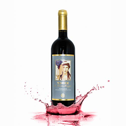 Torre di Montemaggio - Rotwein Bio - Super Toskanischer Luxuriöser Edler Bio - 100% Merlot - Wein aus Italien - Fattoria di Montemaggio - 0.75L (1) von MONTEMAGGIO