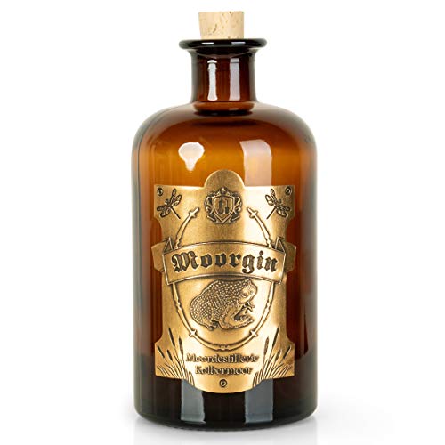 BIO MOORGIN 0,5 Liter limitierte Sonderedition mit silber-pink Metalletikett von MOORGIN