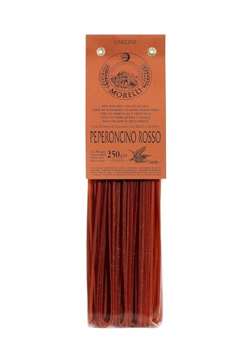 Linguine Peperoncino Rosso/scharfe Nudeln Morelli 16x 250 gr. von MORELLI
