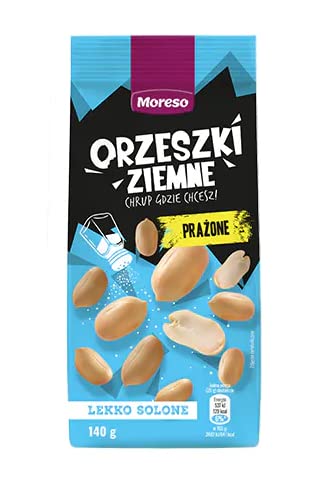 Erdnüsse gebraten gesalzen MORESO 140g von Moreso